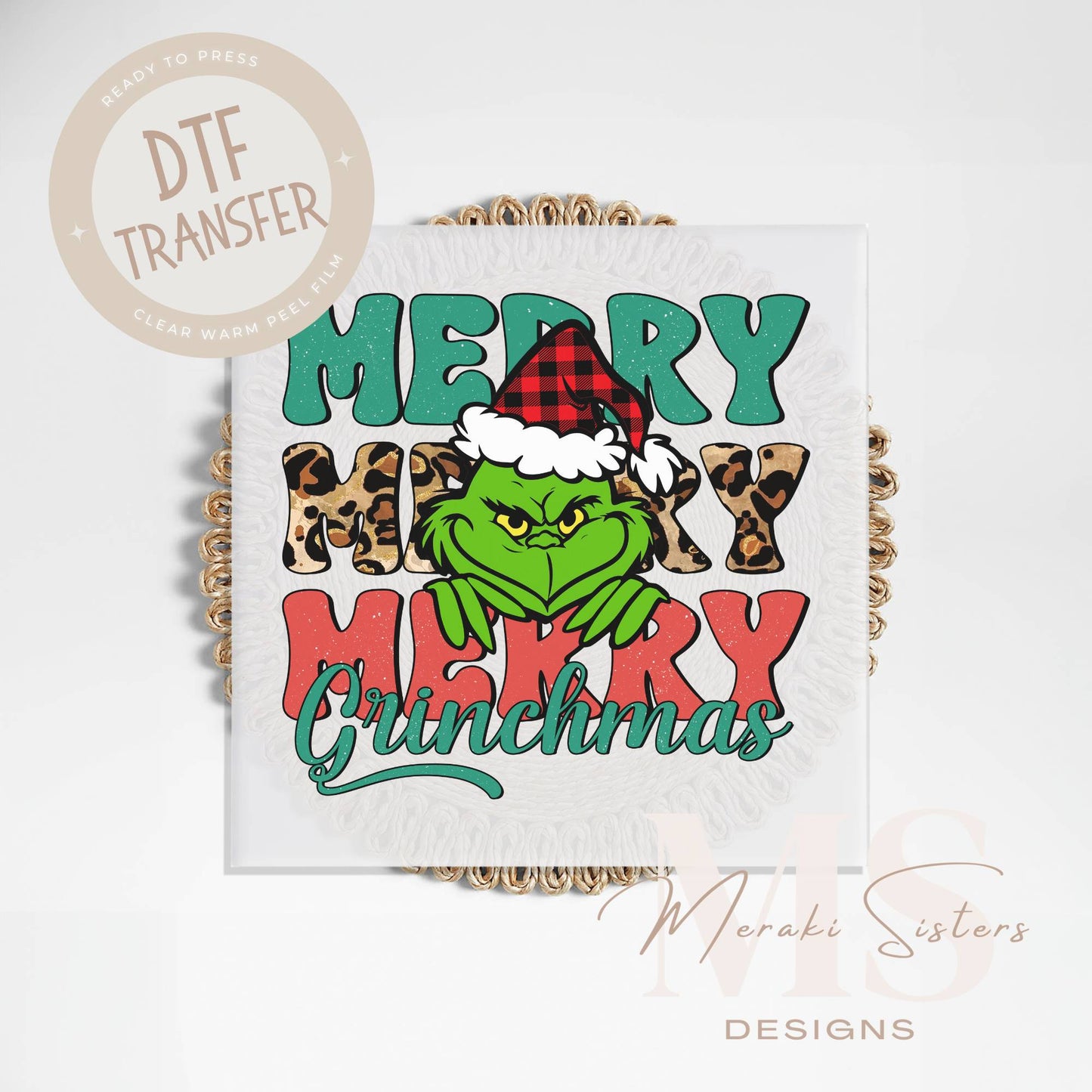 Triple Merry G-Man DTF Transfer