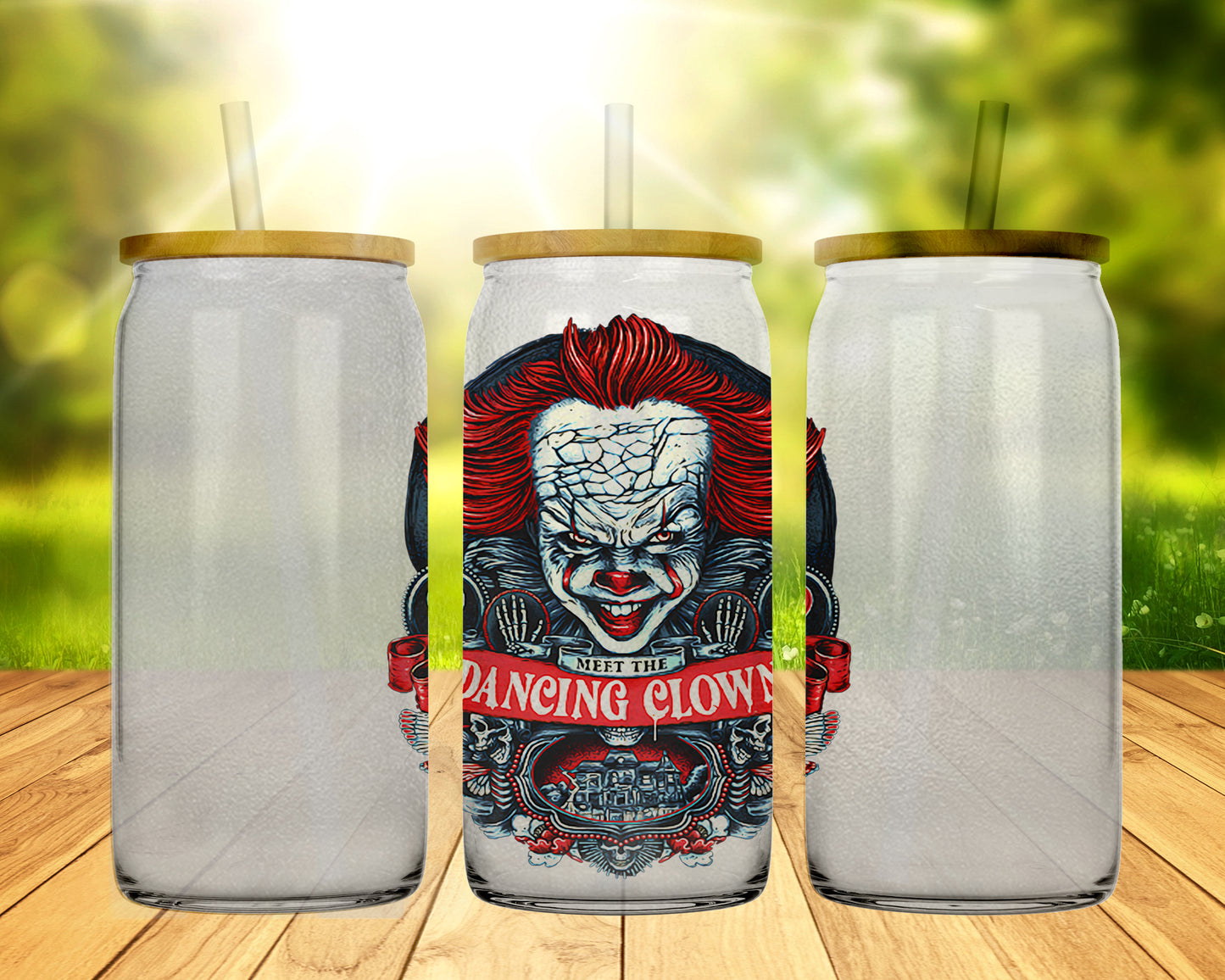 16 oz Dancing Clown
