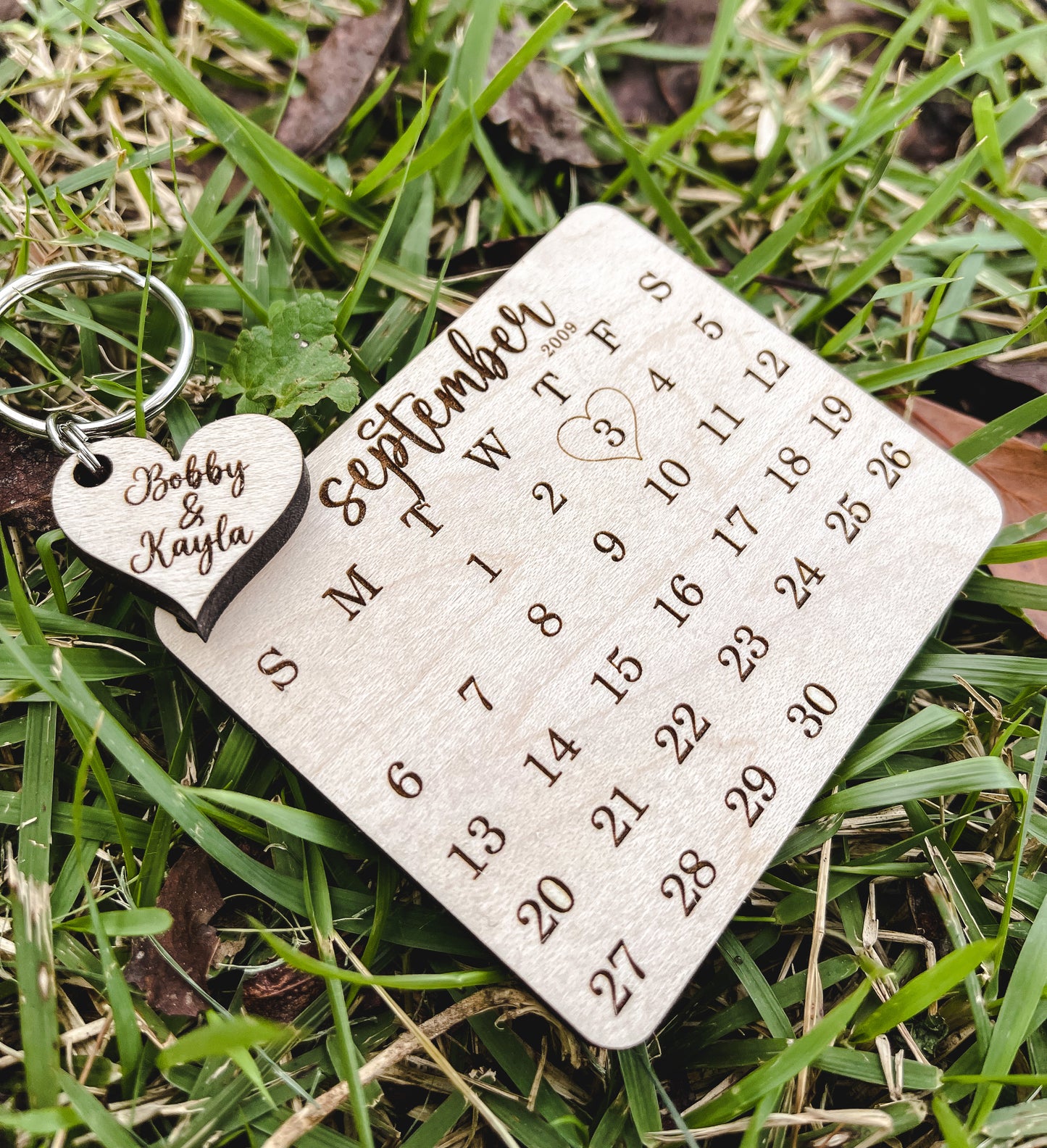 Anniversary Calendar Key Chain