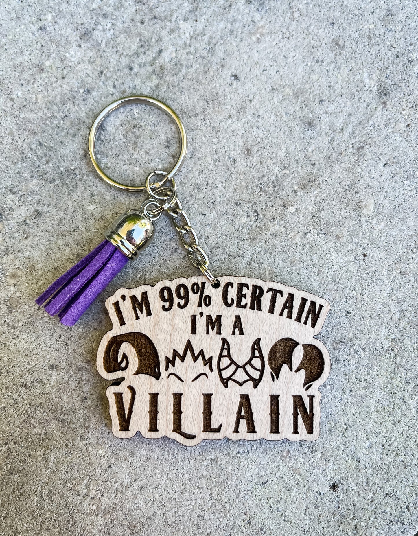 Villain Key Chain with Tassel