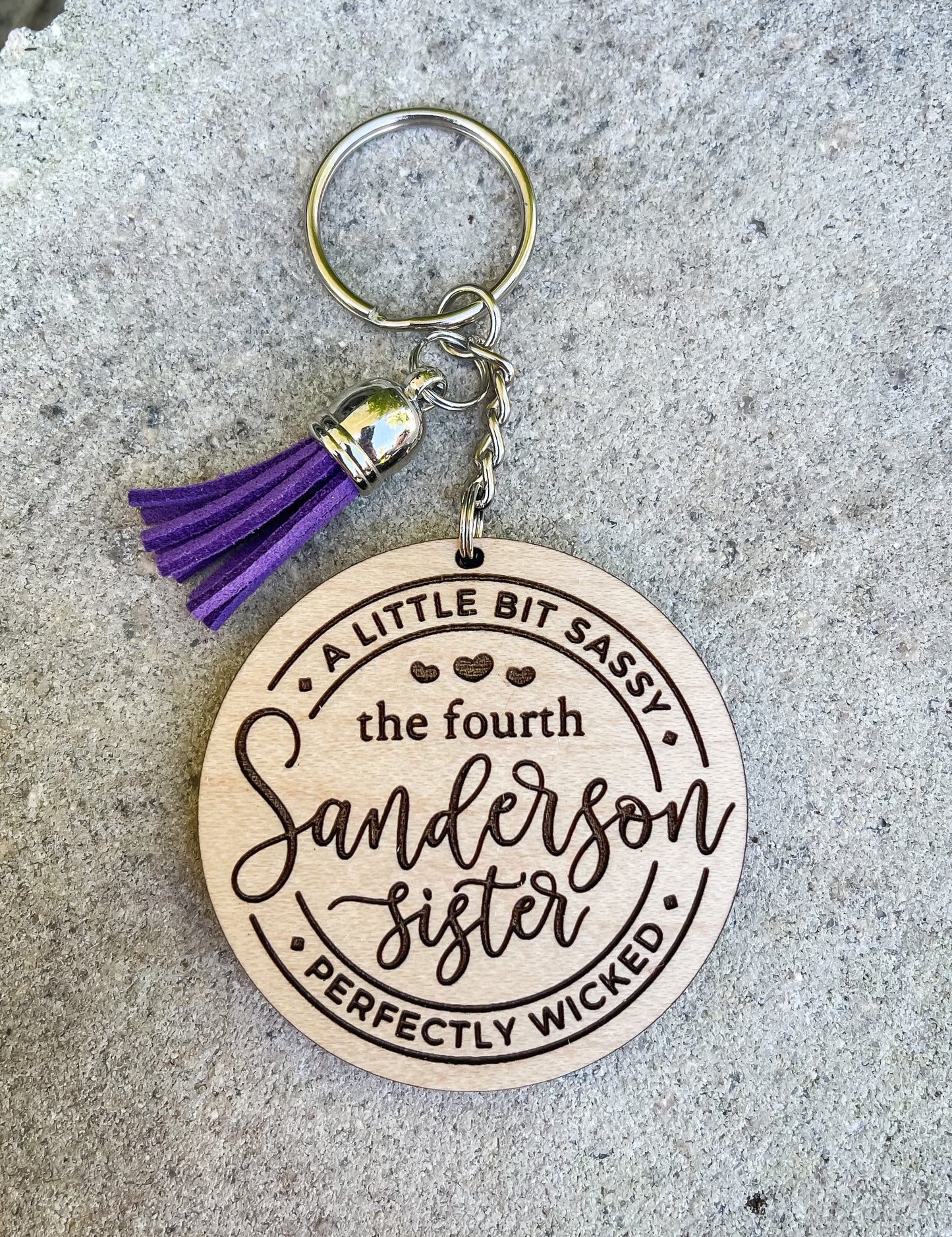 Fourth Sanderson Sister Key Chain with Tassel