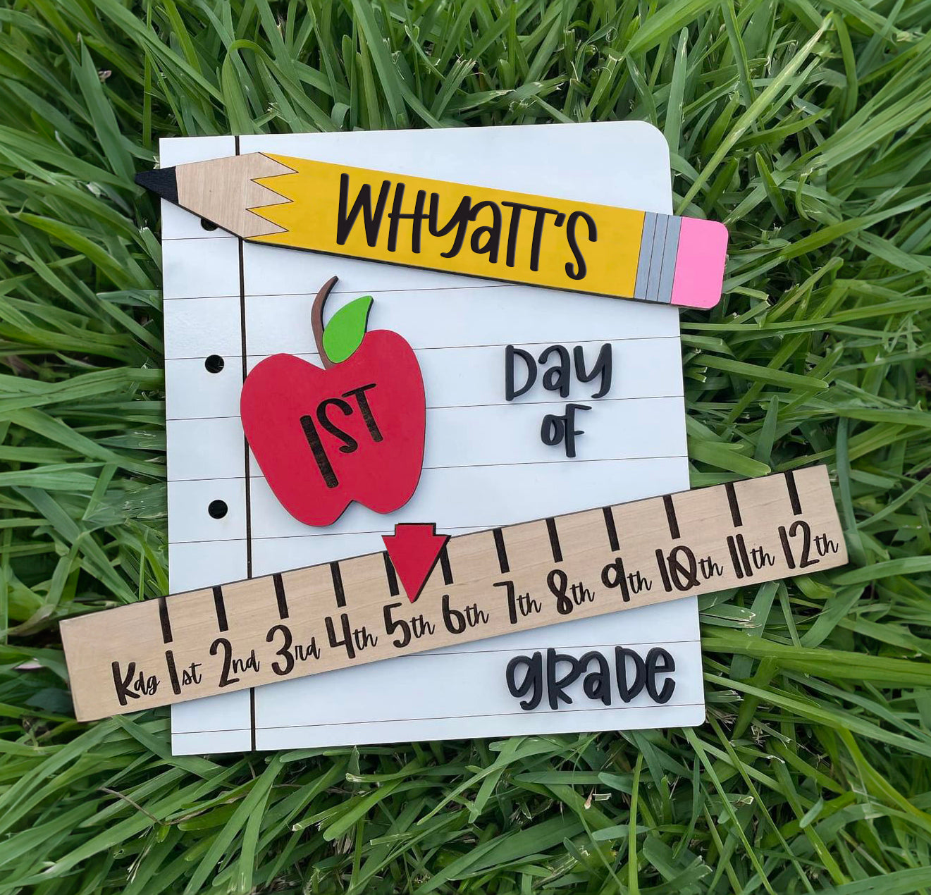 Wood Back to School Sign (Pre-Order)