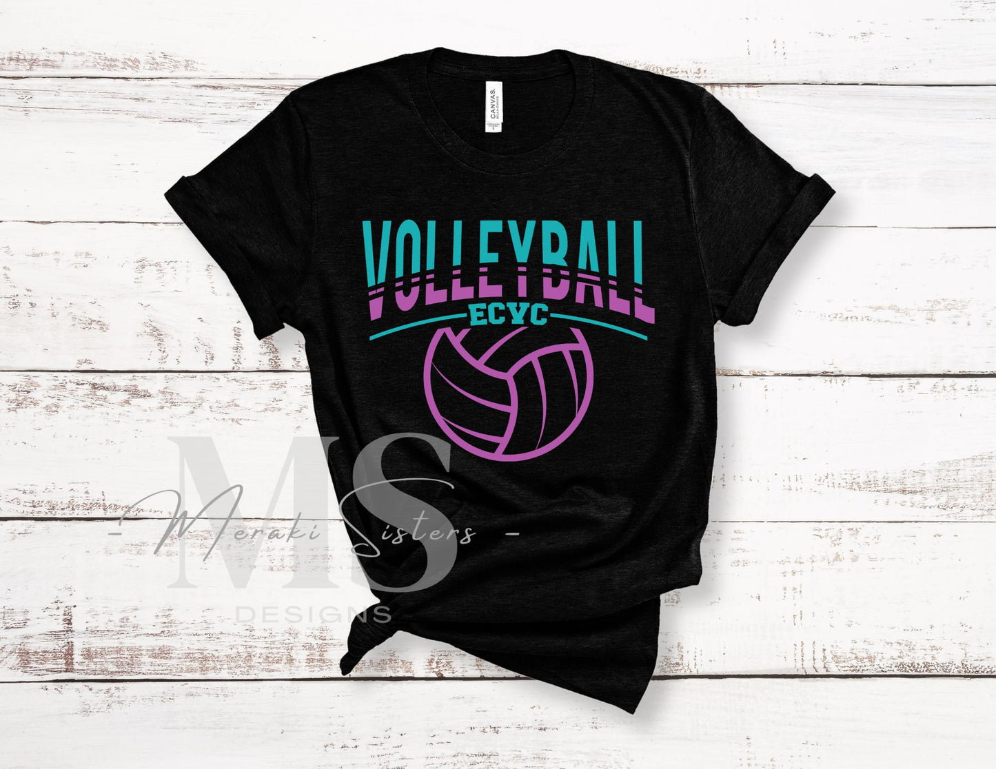 Emerald Coast Volleyball Club Tee (Design 3)