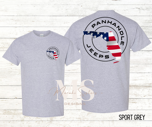Panhandle Jeeps Logo Tee