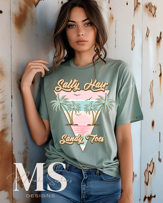 Salty Hair Sandy Toes Tee