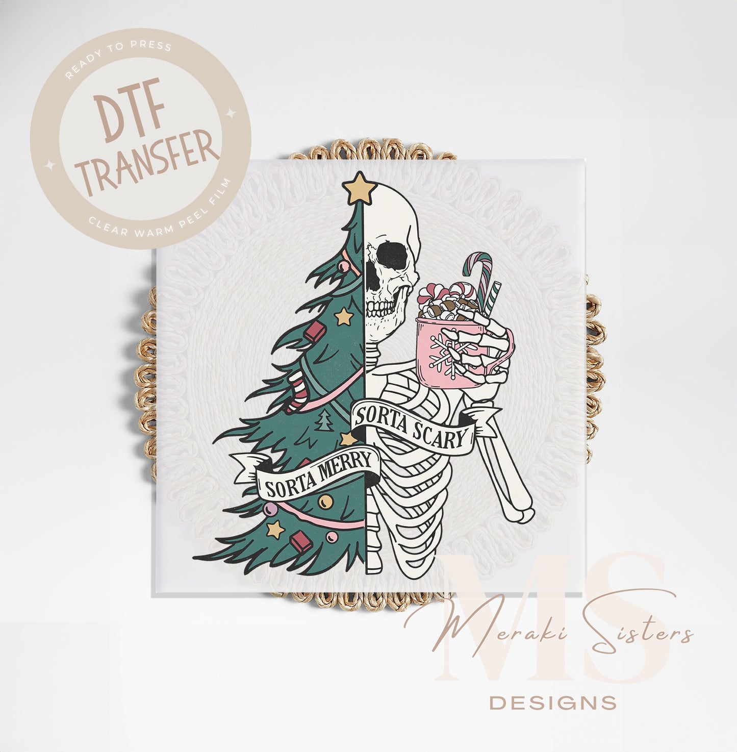 Sorta Merry Sorta Scary DTF Transfer