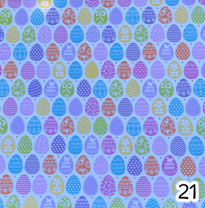 Patterned Bunny Easter Basket Charm