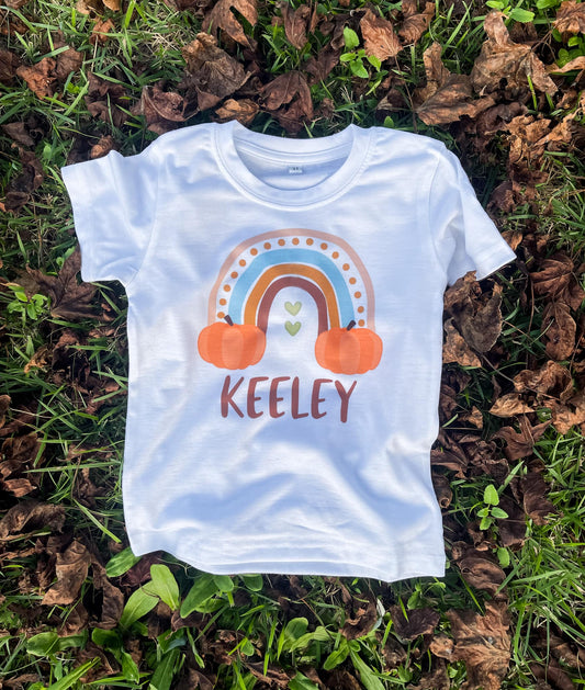 Pumpkin Rainbow Tee