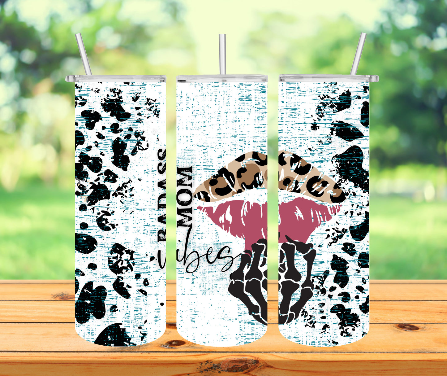 Badass Mom Vibes Tumbler