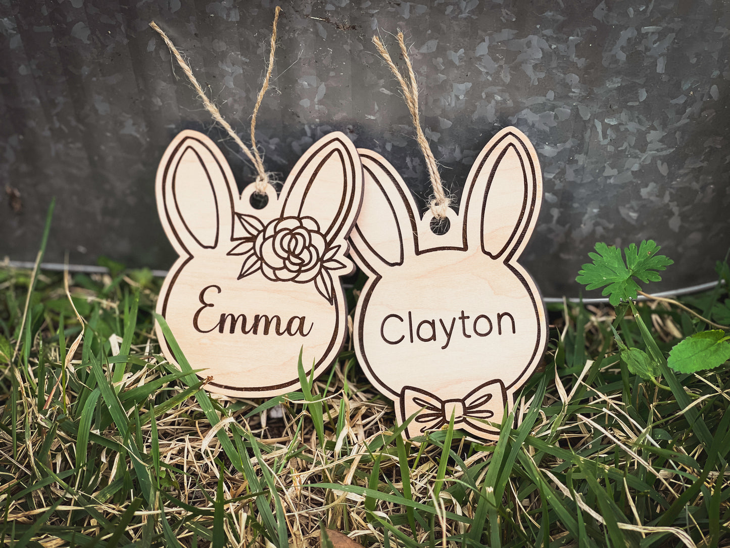 Bunny Easter Basket Charm