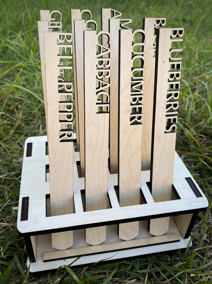 Wood Garden Markers