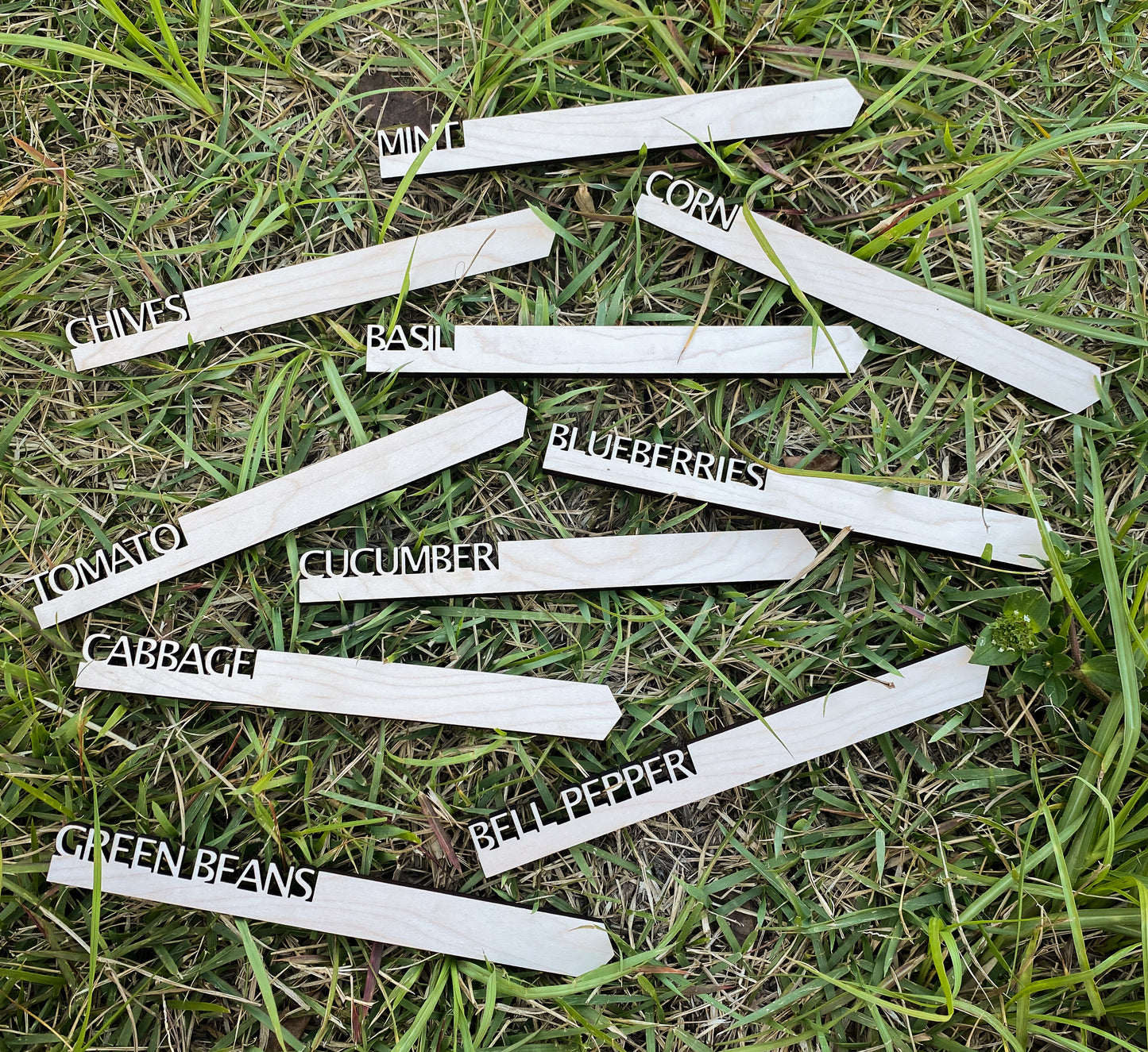 Wood Garden Markers