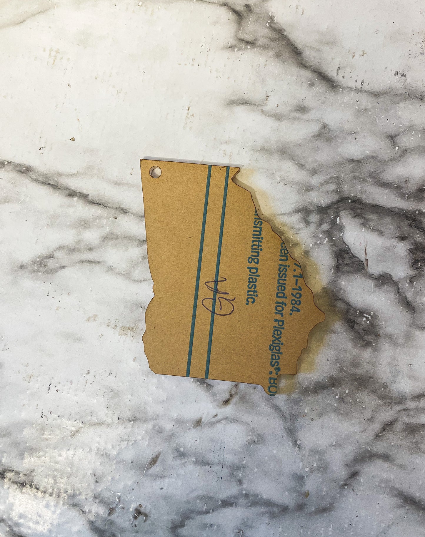 Clear Acrylic GA State