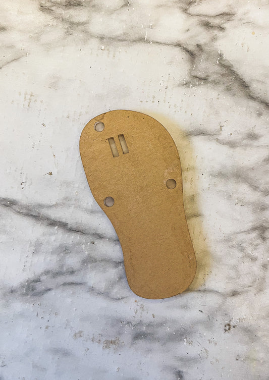 Clear Acrylic Flip Flop