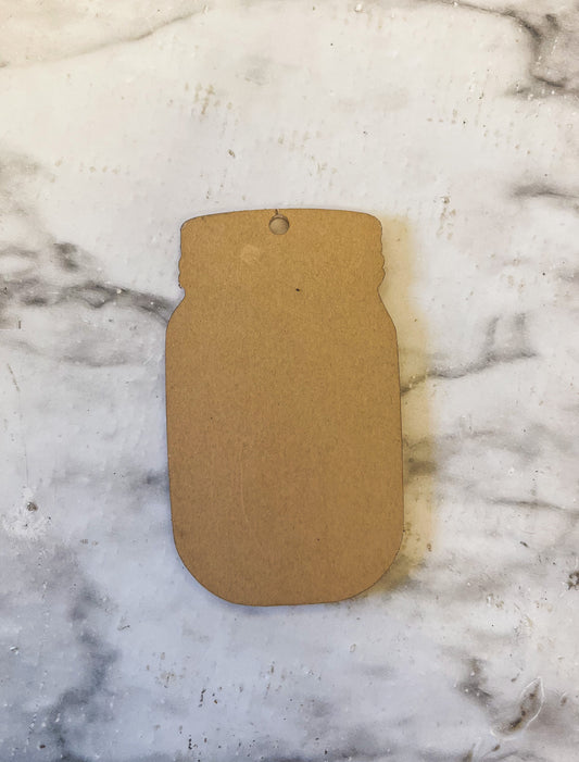 Clear Acrylic Mason Jar