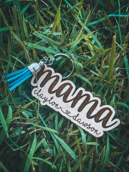 Mama Key Chain with Tassel