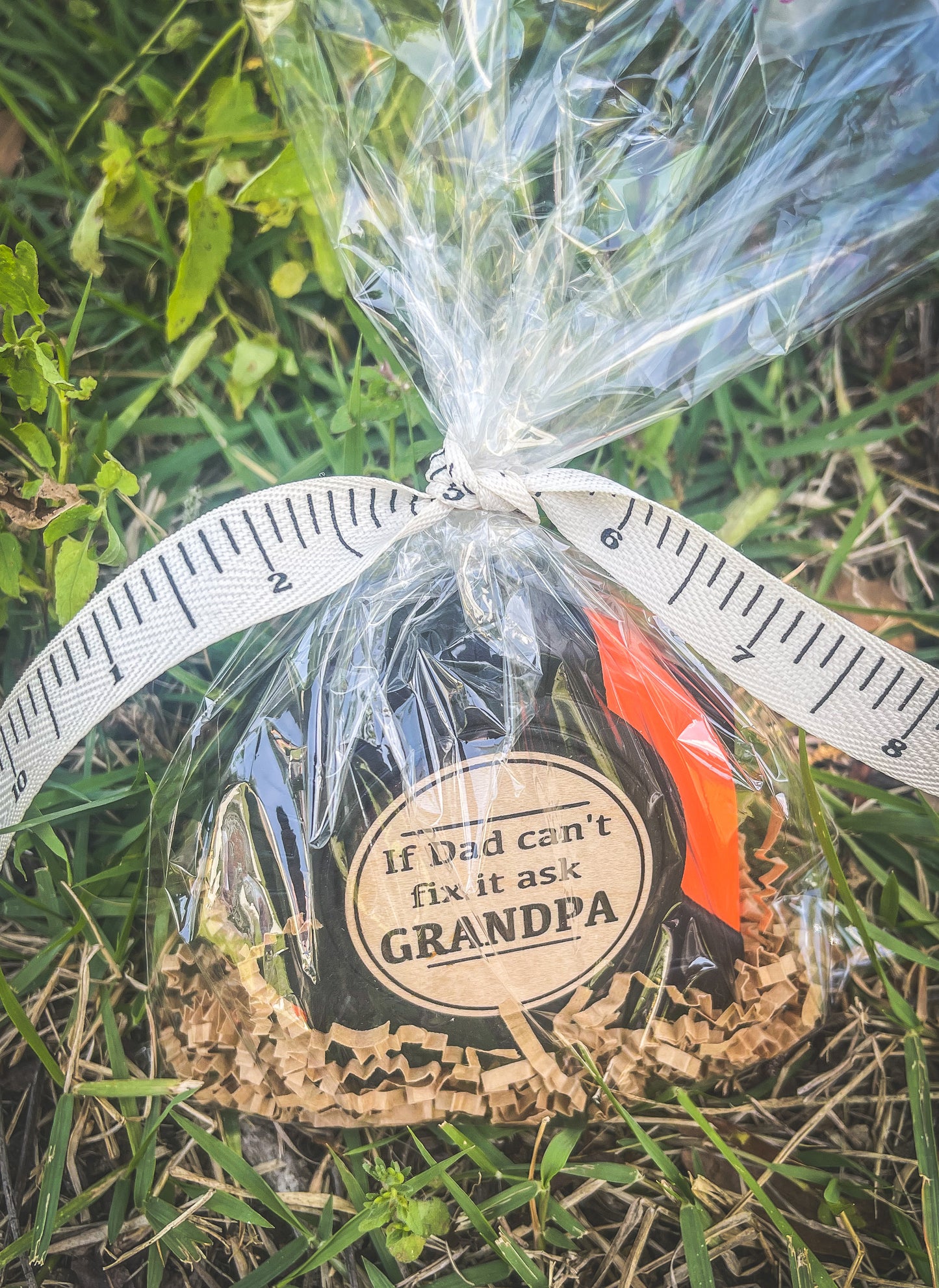 Measuring Tape With Engraved Wood Personalization