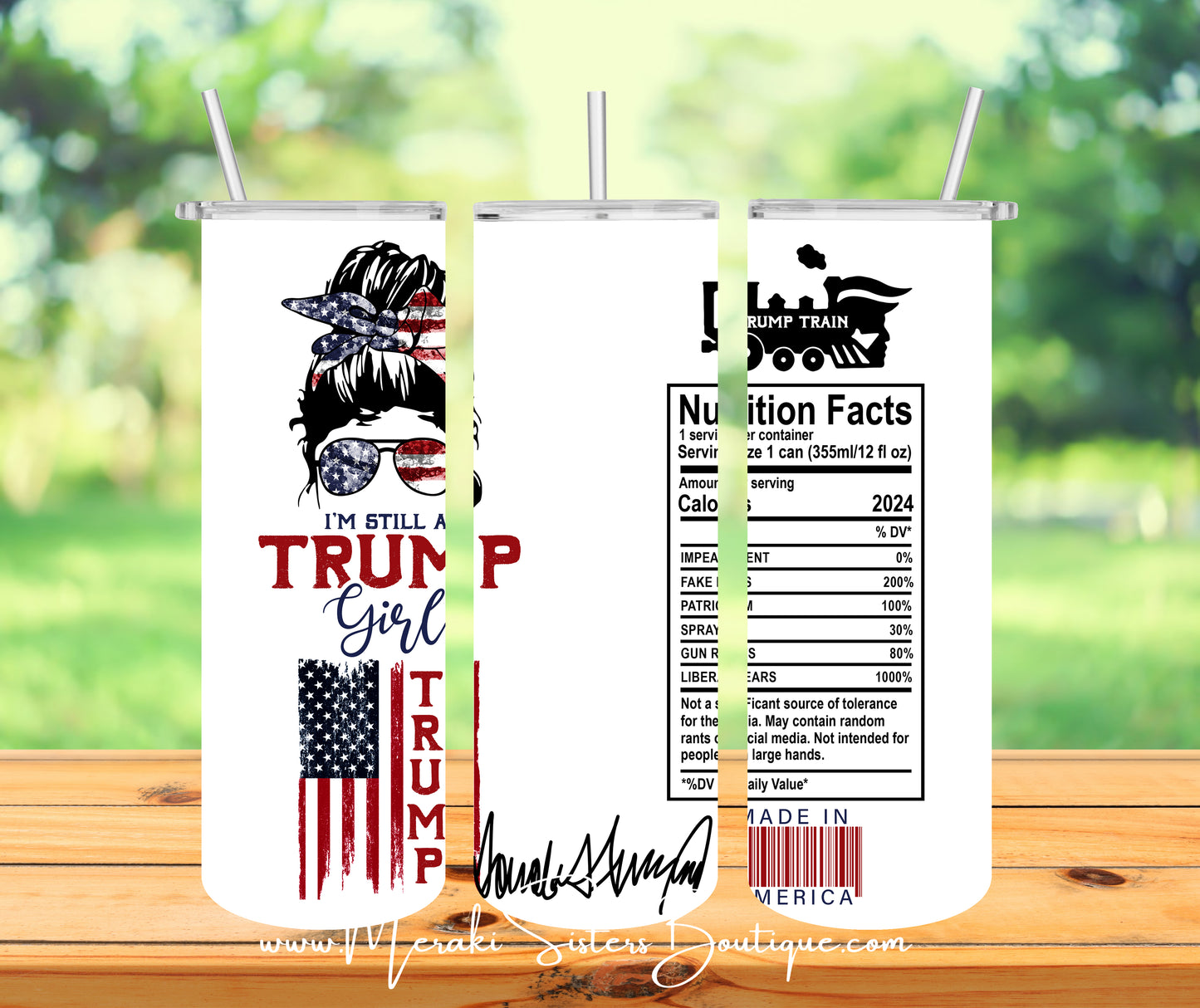 DT Nutritional Facts Tumbler