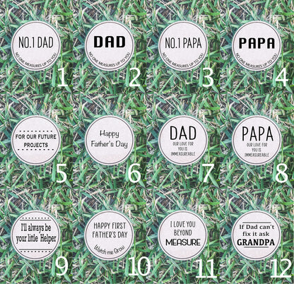 Measuring Tape With Engraved Wood Personalization