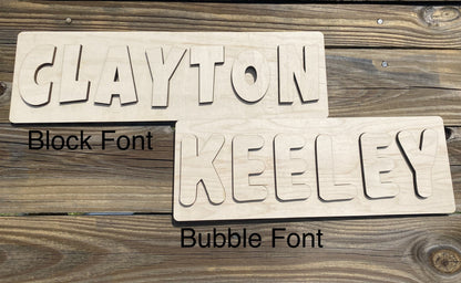 Double Line Double Name Puzzle