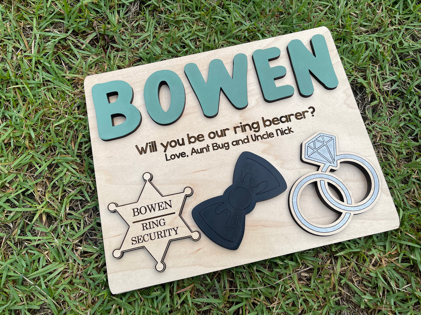 Ring Bearer Proposal Puzzle