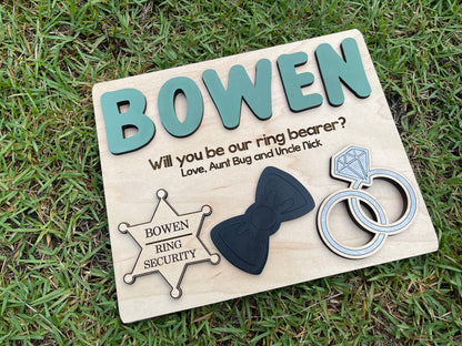 Ring Bearer Proposal Puzzle