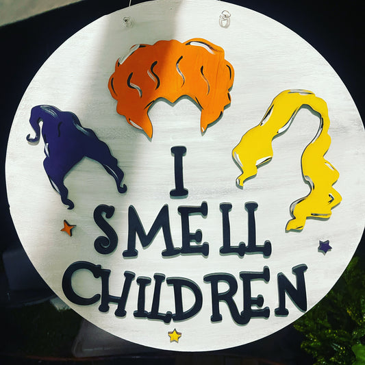 I Smell Children Door Hanger