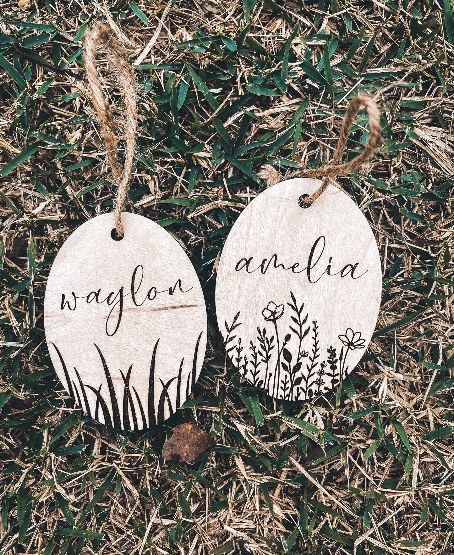 Oval Easter Basket Charm