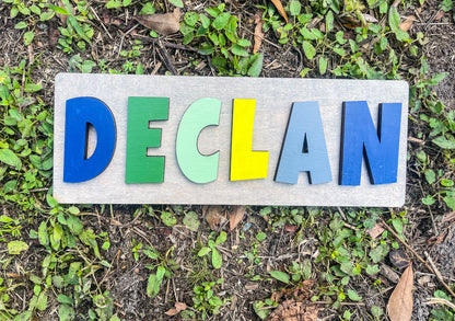 Single Line Single Name Puzzle