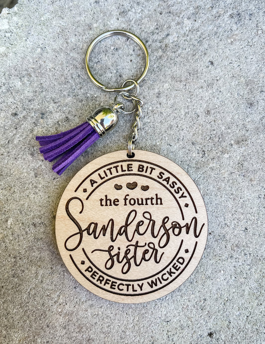 Fourth Sanderson Sister Key Chain with Tassel