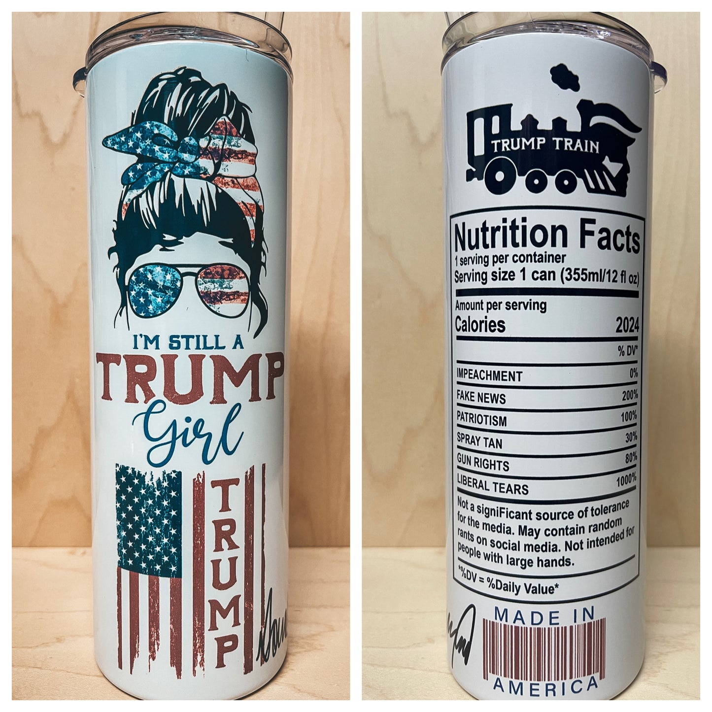DT Nutritional Facts Tumbler