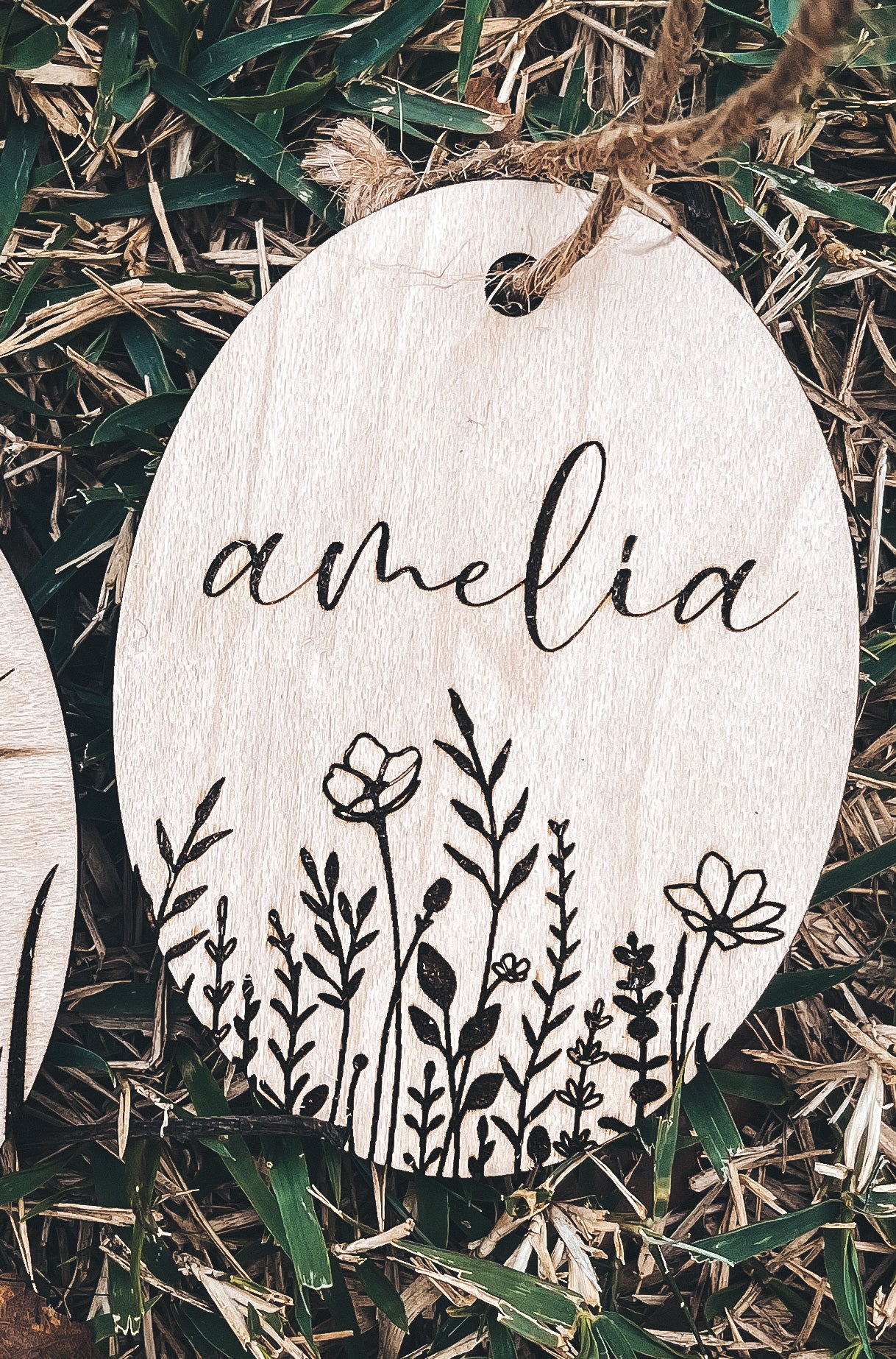 Oval Easter Basket Charm