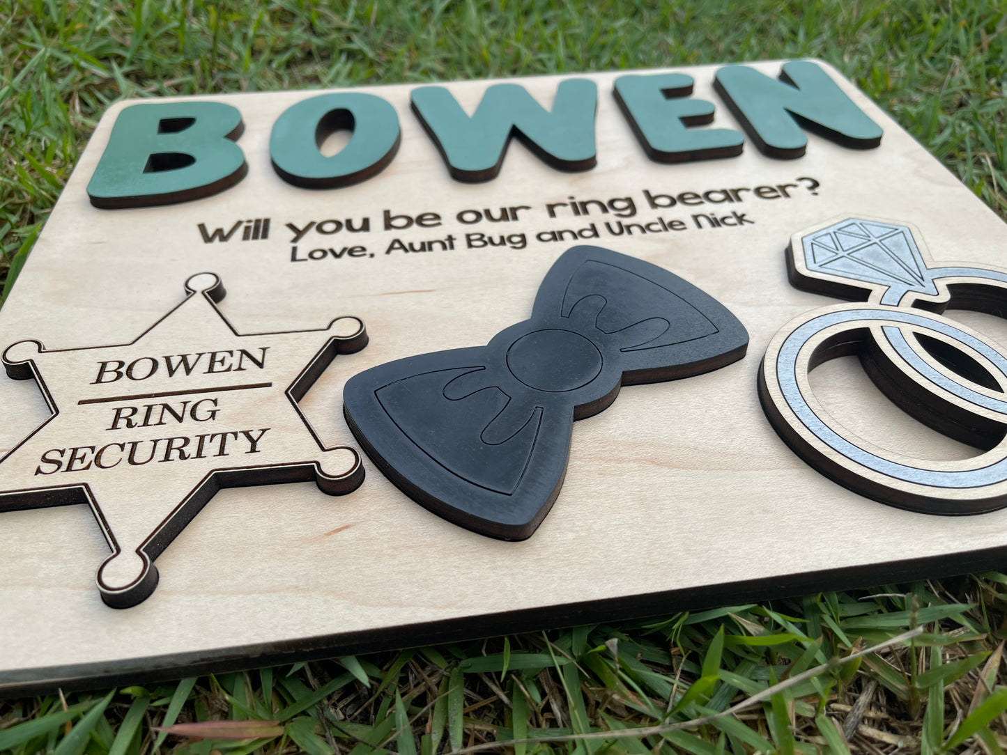 Ring Bearer Proposal Puzzle