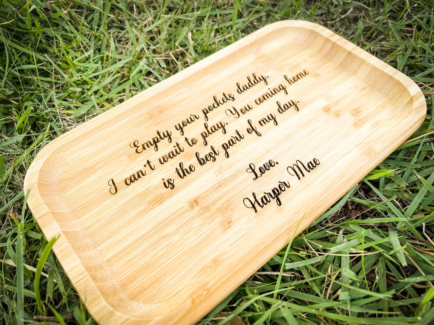 Personalized Engraved Tray