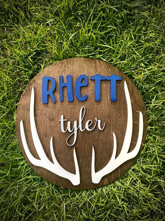 Antler Name Circle
