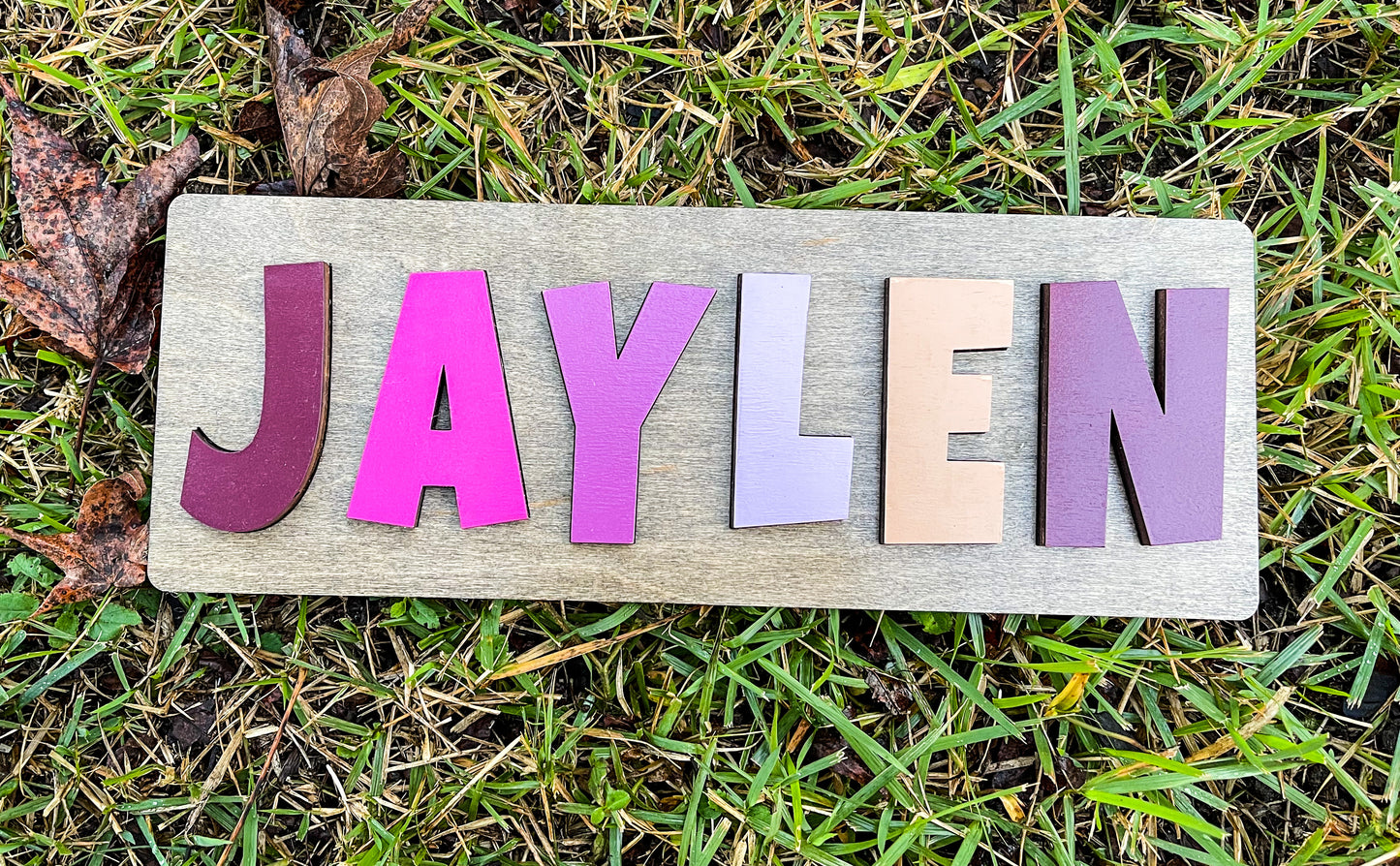 Single Line Single Name Puzzle