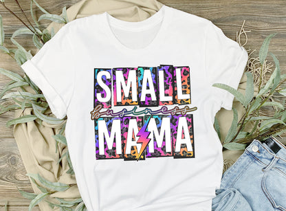 Neon Small Business Mama Tee